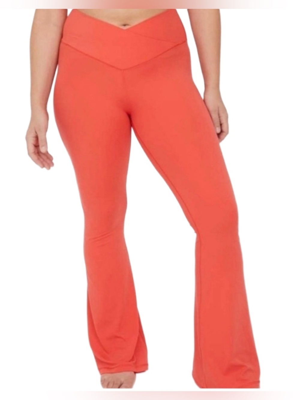 aerie Coral Flare Yoga Pants